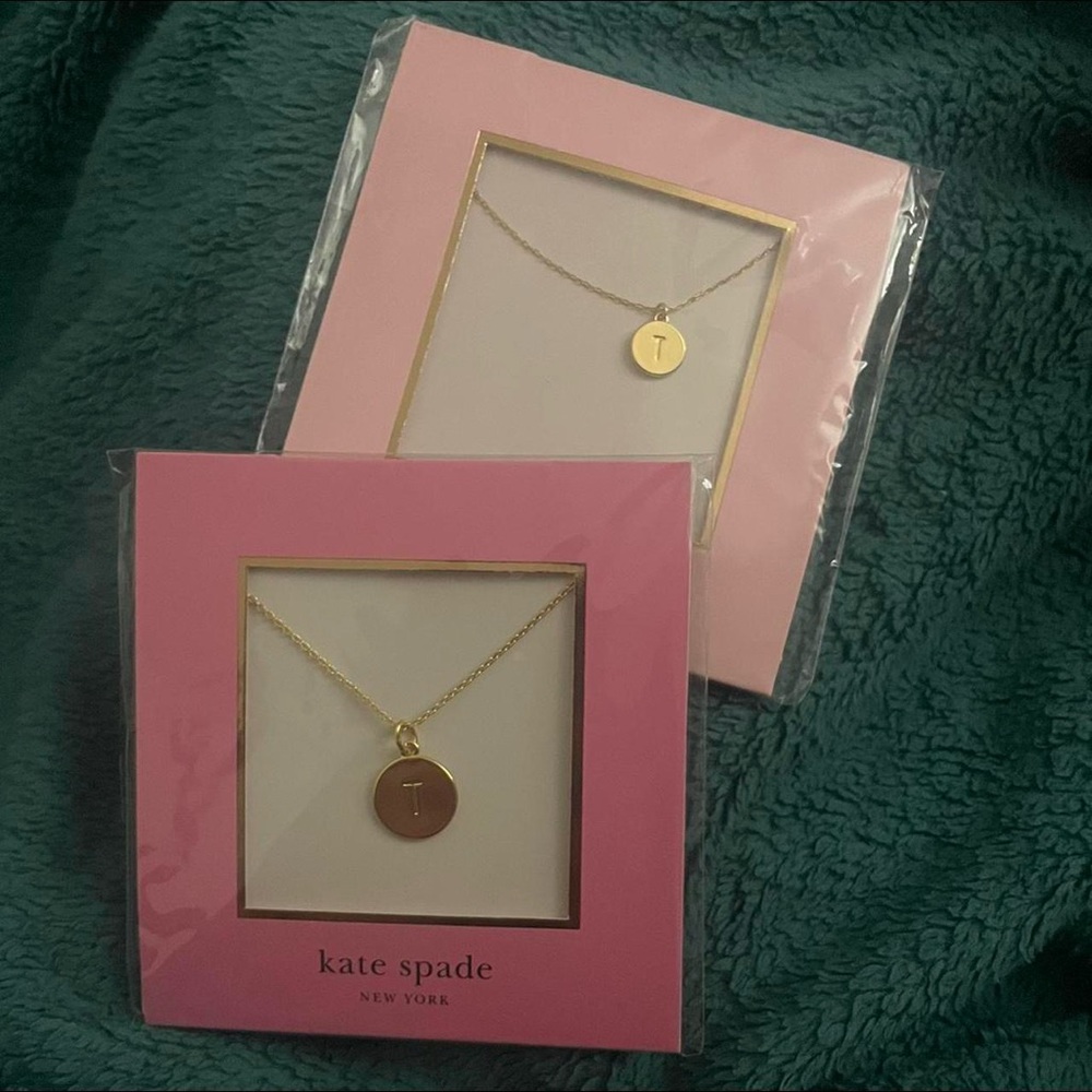 Kate spade initial pendant necklaces